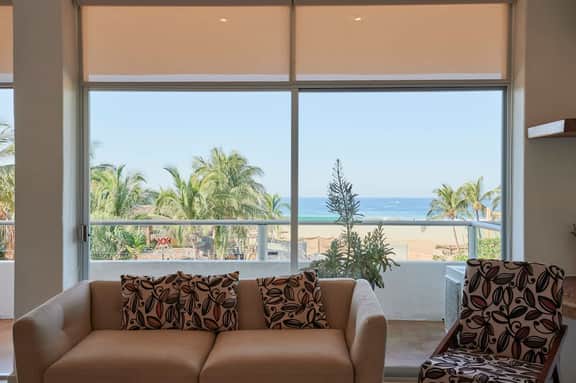 Apartment Beachfront view.