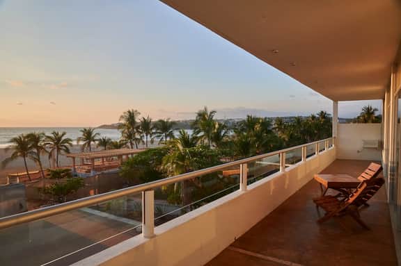 Apartment Beachfront view.