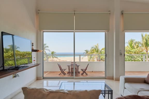 Apartment Beachfront view.