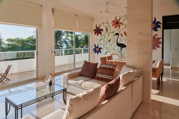 Apartment Beachfront view.